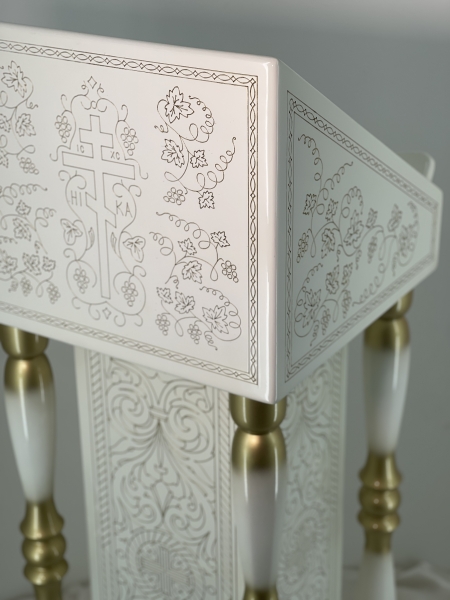 Аналой бічний, 43х43 см, (Висота 117-93см) 