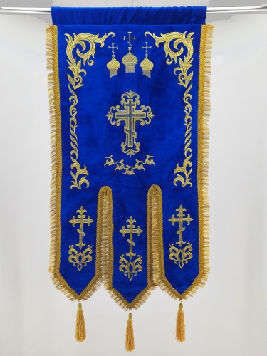 Хоругви (пара Богородиця та Спаситель) вишивка "Купол"