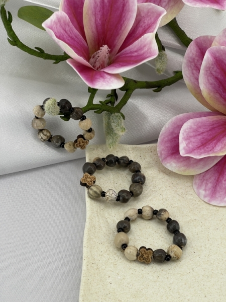 Чотки-браслет "Сльози Богородиці" на 15 намистин