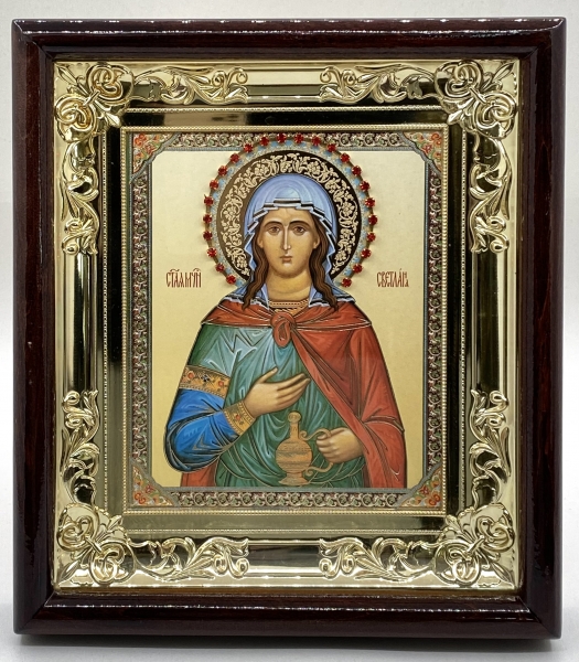 Ікона свт. муч. Світлана 26,5х23,5х4