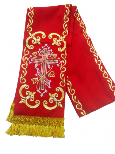 Закладка  "Крест"  красная 