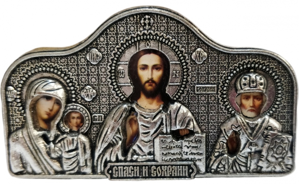 Автомобільний трійник (арка, метал.) 7х4см