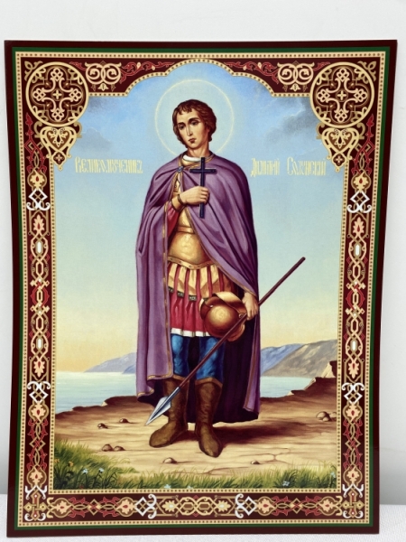 Кіот з літографіями Двунадесятих Свят 37,5х31см