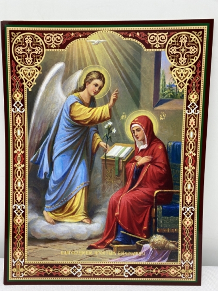 Кіот з літографіями Двунадесятих Свят 37,5х31см