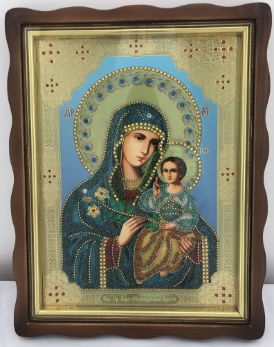 Икона Богородицы "Неувядающий цвет"