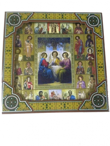 Подарункова ікона Старозавітня Трійця 26х26см