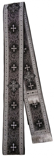 Орар з парчі з пришивним галуном