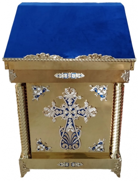 Аналой Центральний (хрест великий), 90х60см. (Висота 116-94см)