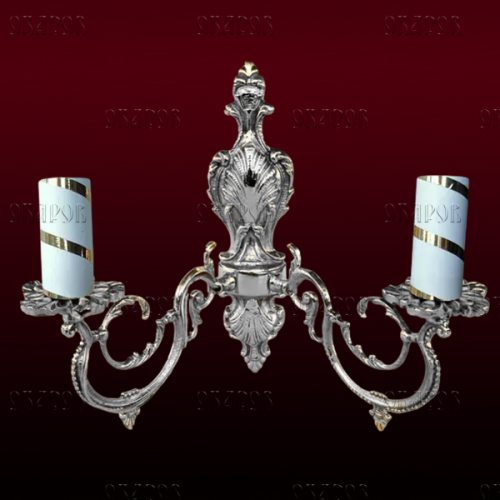 Бра мале, на 2 свічки алюміній