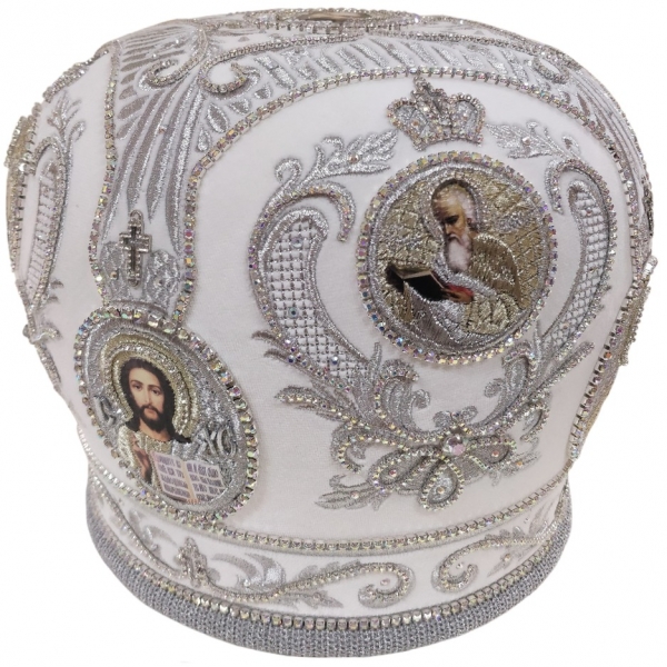 Митра "Корона" біла