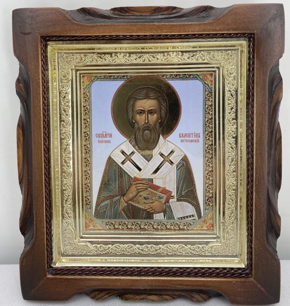Ікона св. муч. Валентин Інтерамнский 19х17  