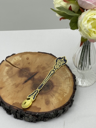 Лжиця, під зол., емаль, довжина 22см 