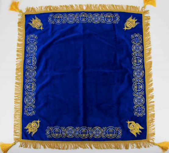 Накидка "Коло" с дешевой бахрамой