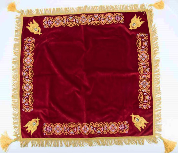 Накидка "Коло" с дешевой бахрамой