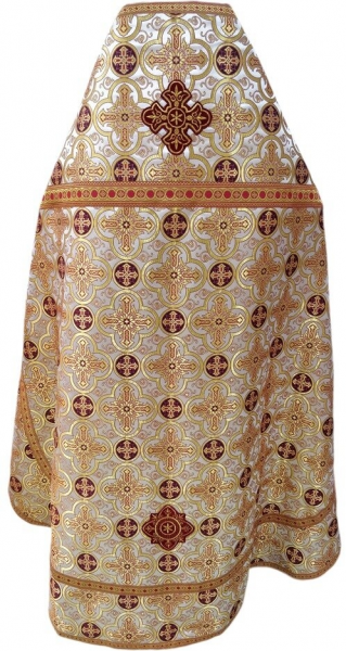 Облачення священника, з турецької парчі "Іверський хрест" з пришивним галуном