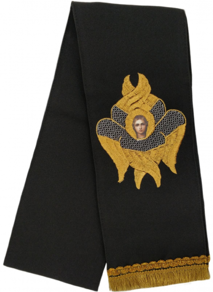 Закладка "Херувим" чорна