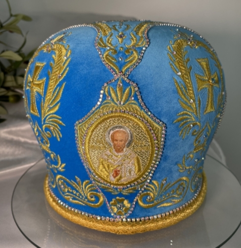 Митра "Хрест в вінку"