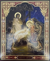 Ікона Різдво Христове 24х20см