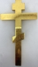Хрест напрестольний №3, золото, №3 26,5х14,5см