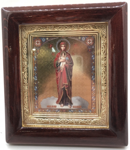Икона Богородицы "Валаамская" 18,5х17