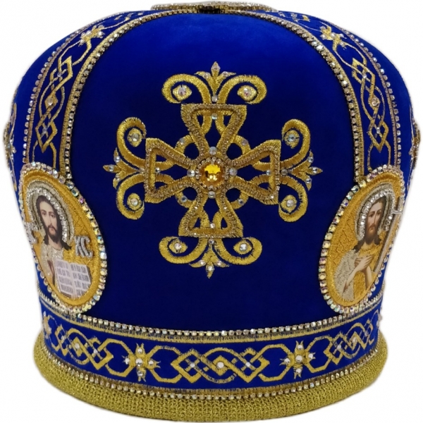 Митра" хрест " синяяз Х2093