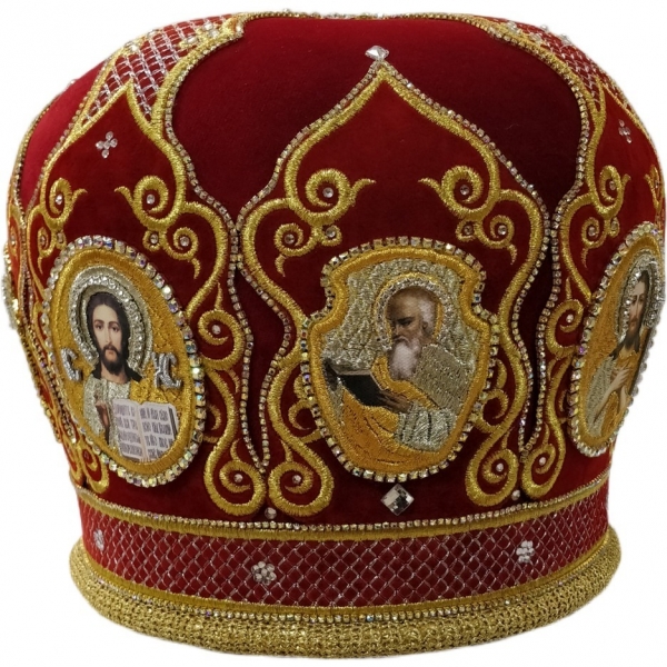 Митра "Купол" червона