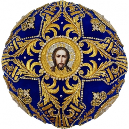 Митра "Корона" синяя