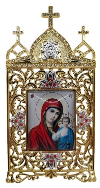 Ікона металева на підставці 12х6