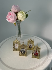 Ікона металева на підставці 12х6