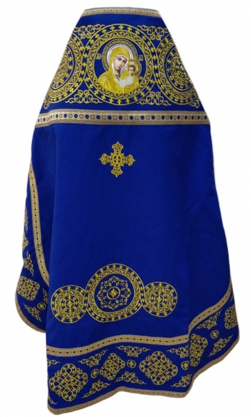Облачення священника вишите на габардині, вишивка "Коло" з пришивним галуном