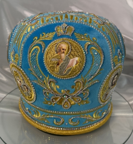 Митра "Корона" голуба