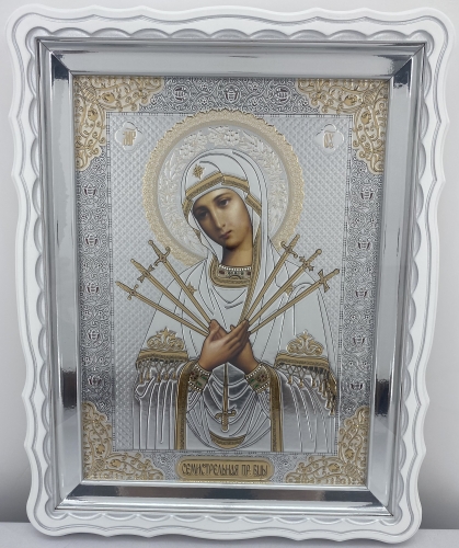 Икона Богородицы "Семистрельная" 48х38