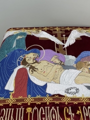 Плащаниця Спасителя, з предстоящими