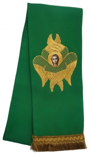 Закладка "Херувим" зеленая