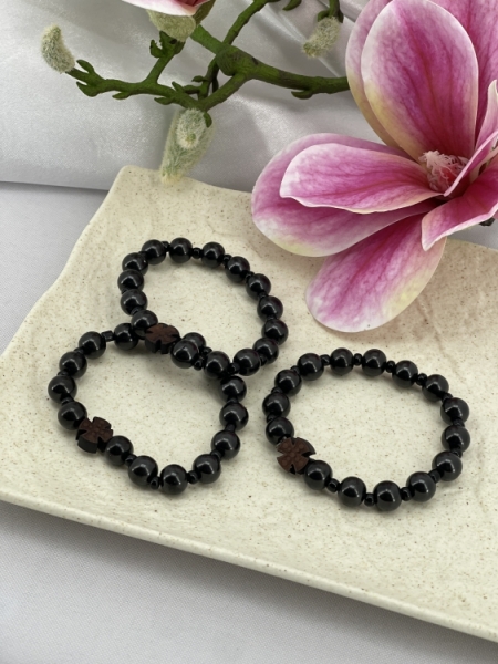 Браслет - чотки агат на 15 камінчиків