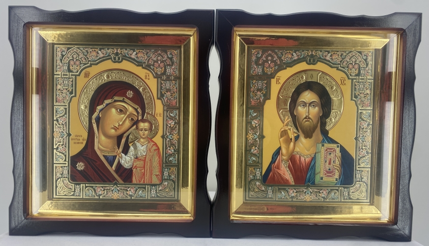 Ікони "Вінчальна пара" (Візантія зол.) 31х28см