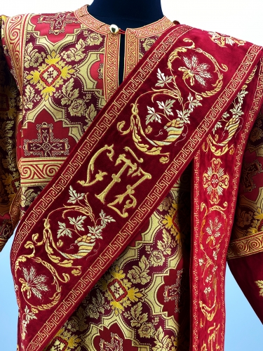 Стихар дияконський з орарем та поручами