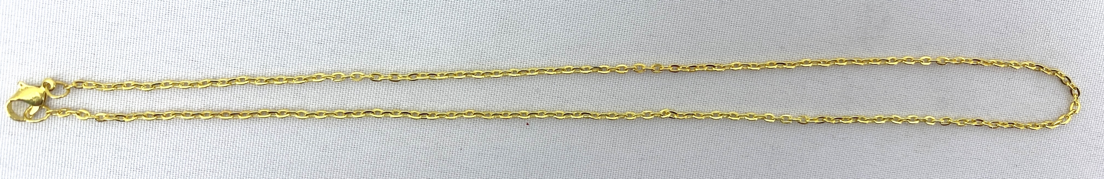 Ланцюжок металевий, ланки кільця 24см