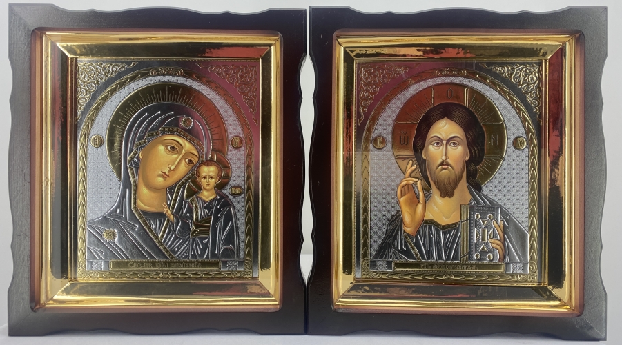 Ікони "Вінчальна пара" (Візантія ср.) 31х28см