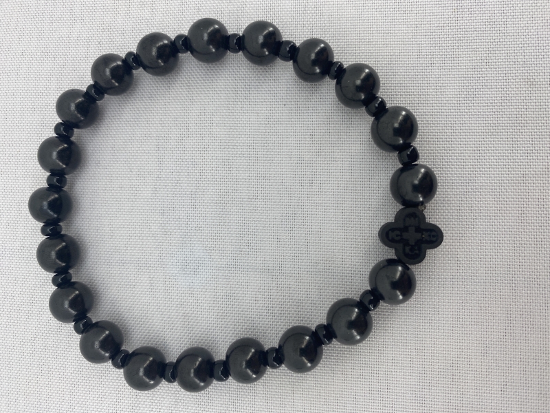 Браслет - чотки агат на 20 камінчиків