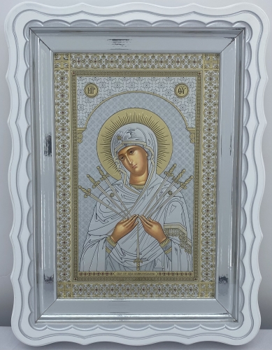 Икона Богородицы "Семистрельная" 40х29,5