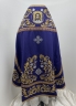 Облачення священника, вишите на оксамиті, вишивка "Троянда" з пришитим галуном 1