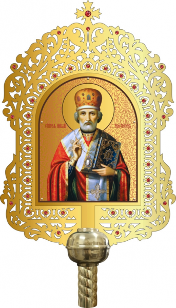 Запрестольна ікона №5 (малої форми) 47х24,5см