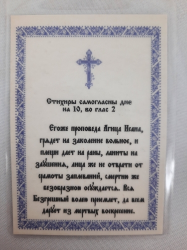 Ламінована ікона Спас в терновому Вінці П. Р