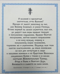 Ікона св. Василій Великий 24х20см