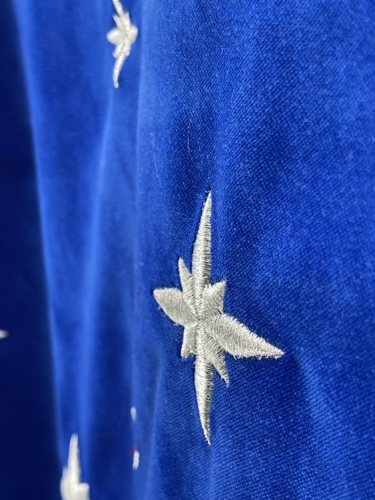 Комбіноване облачення священника вишите на оксамиті, вишивка "Сяйво" 