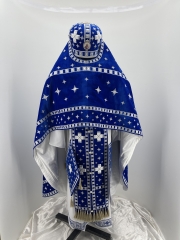 Комбіноване облачення священника вишите на оксамиті, вишивка "Сяйво" 