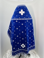 Комбіноване облачення священника вишите на оксамиті, вишивка "Сяйво" 