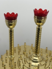 Підсвічник 82 свічки на три лампади №10 - 1