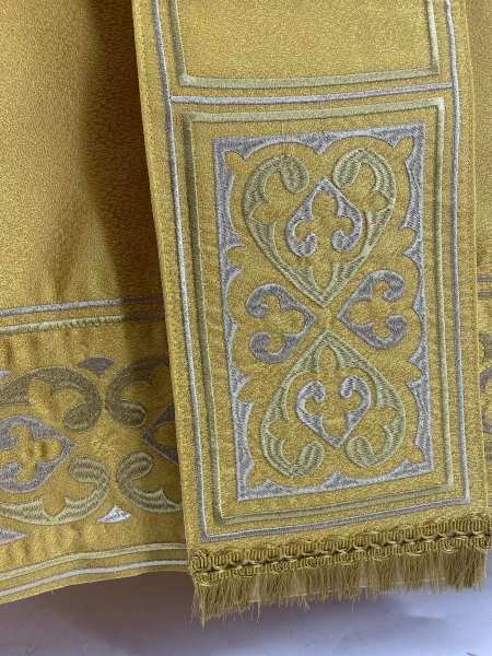 Стіхар дияконський, вишивка "Сердечка" 